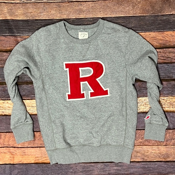 Rutgers University League Collegiate Crewneck Sweatshirt Women's - Picture 1 of 4